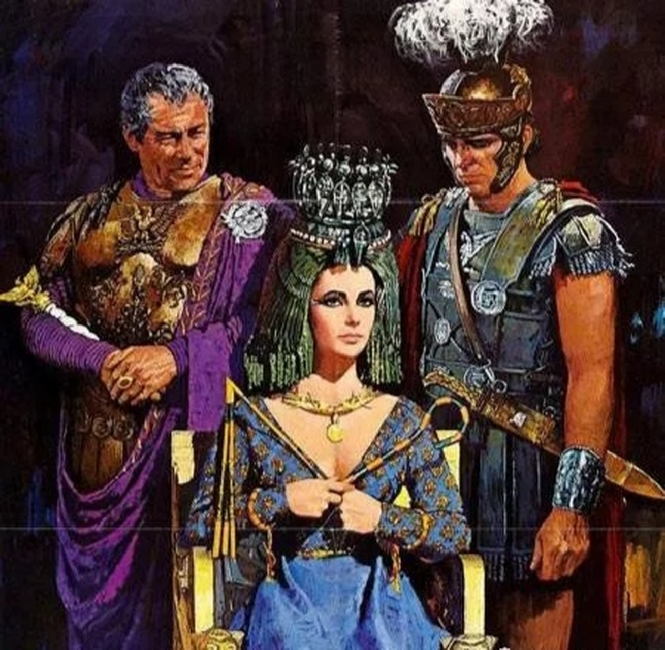 举世闻名的埃及女王克娄巴特拉与罗马将军恺撒马克61安东尼之间的