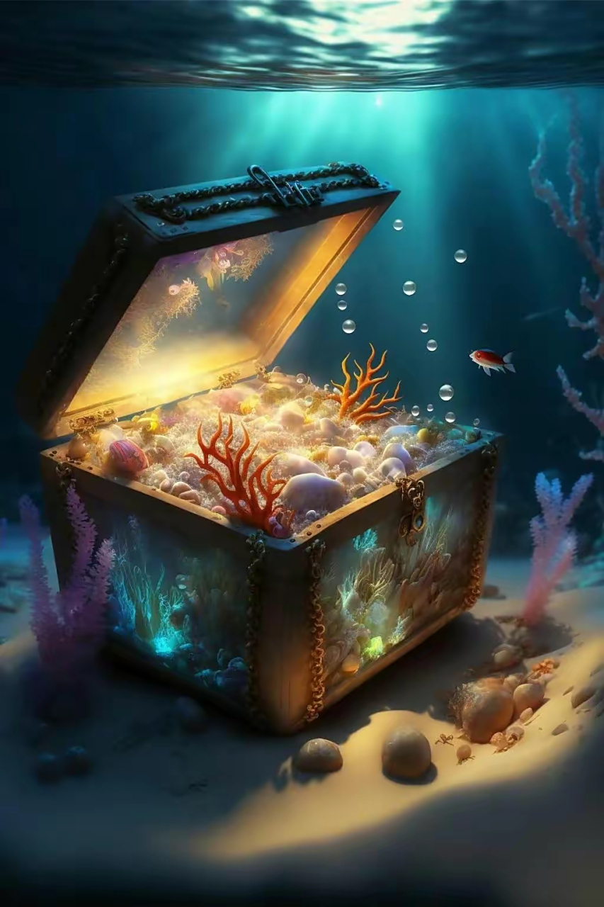 海底宝藏 艾特你闺蜜 一起去寻宝吧