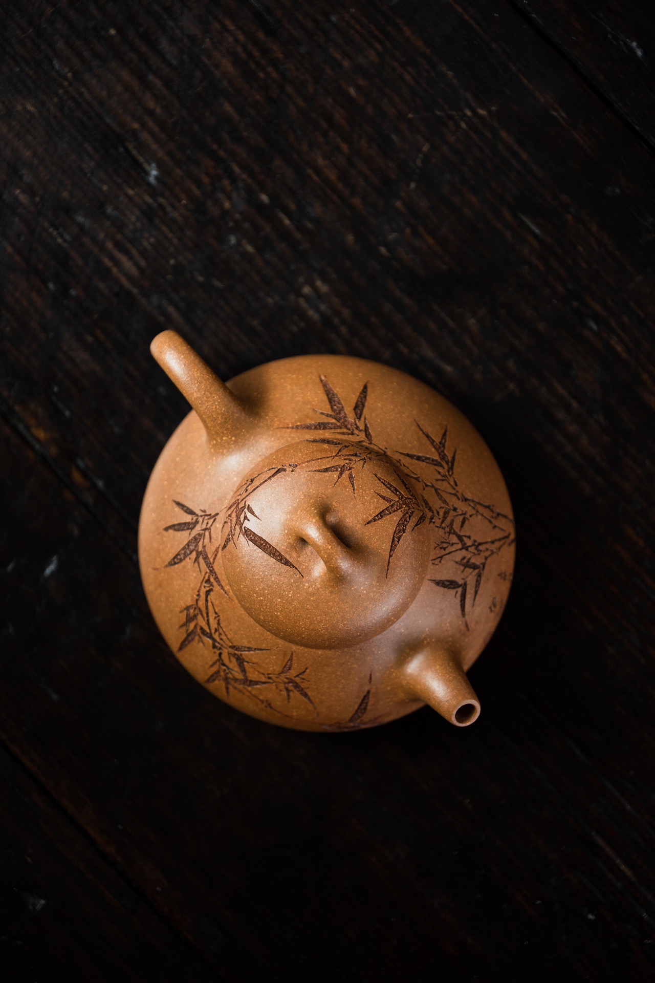 宜兴紫砂壶邵旭全手工乳瓢原矿段泥210cc