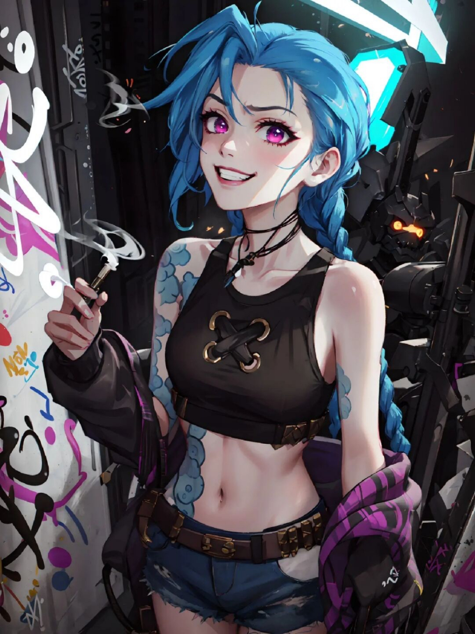 金克丝的含义就是金克丝|||我爱你,自私且疯狂.