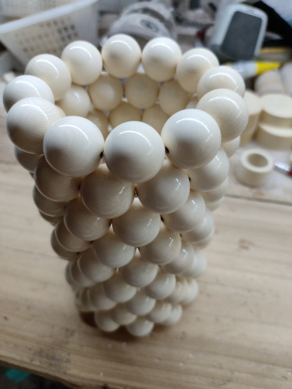 猛犸象牙珠子手串