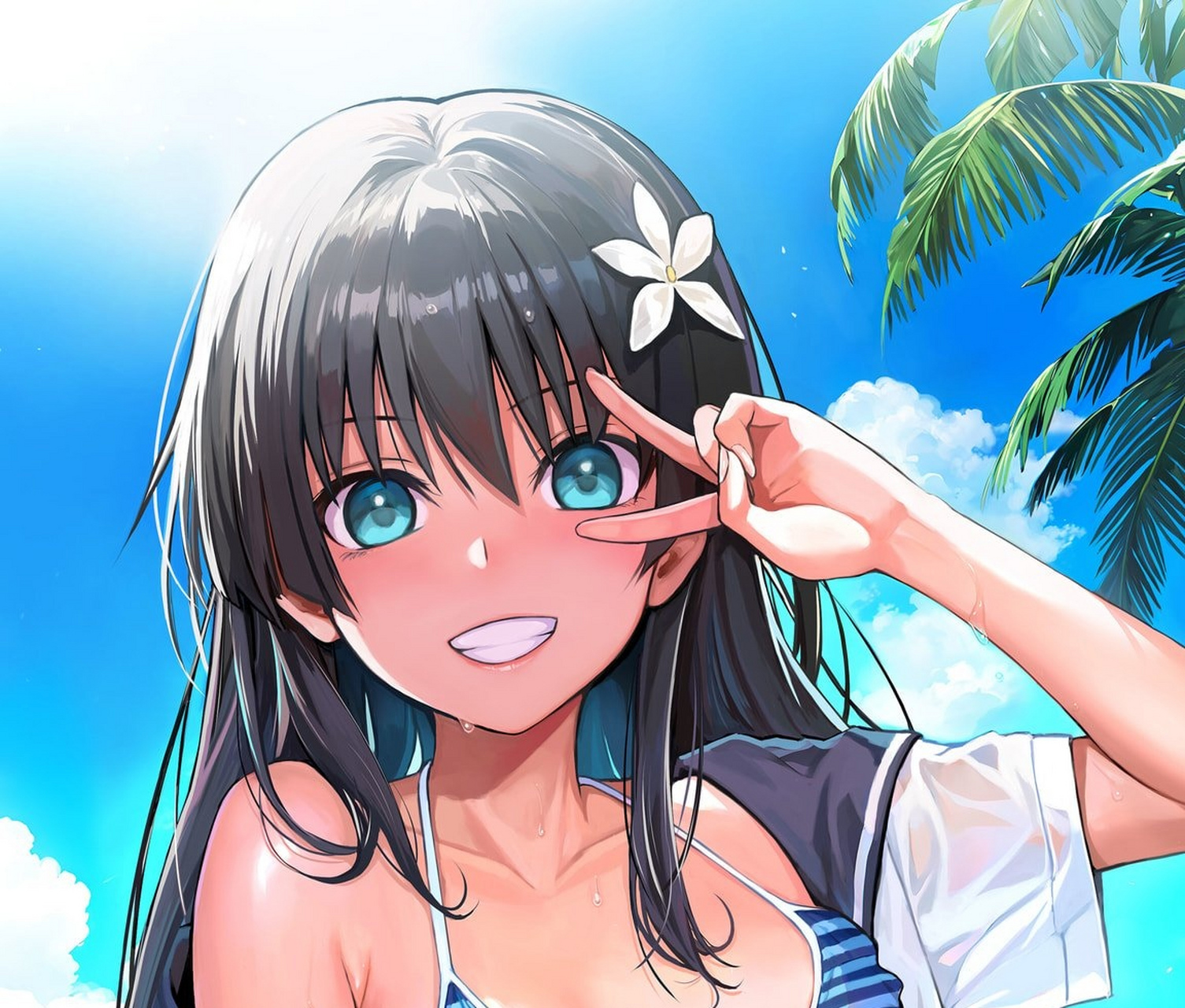 #二次元# 泳装佐天赛高!♥(｡￫v￩｡)♥