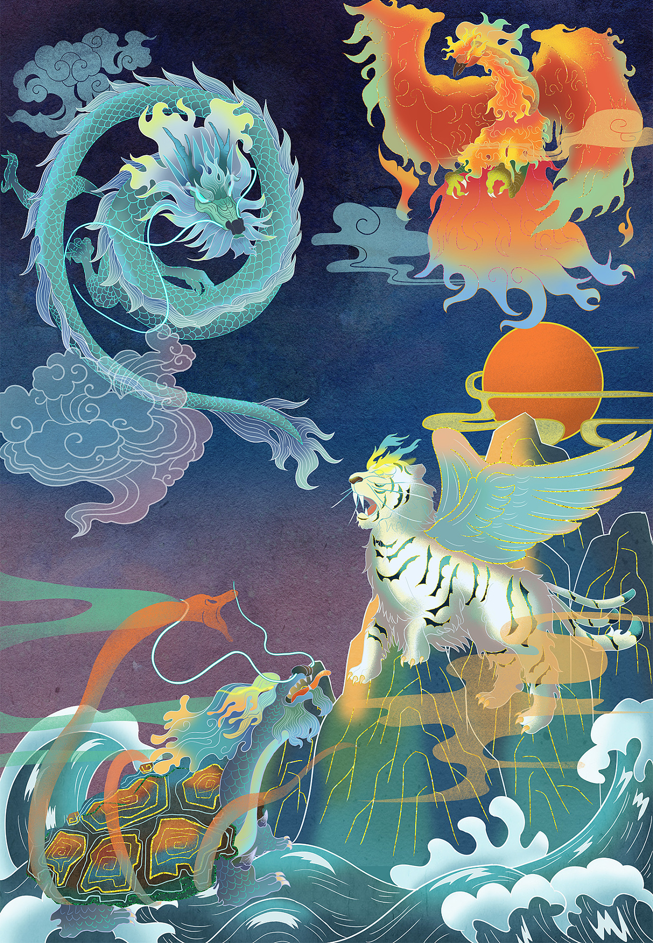 左青龙,右白虎,前朱雀,后玄武指的是什么?你真的了解吗