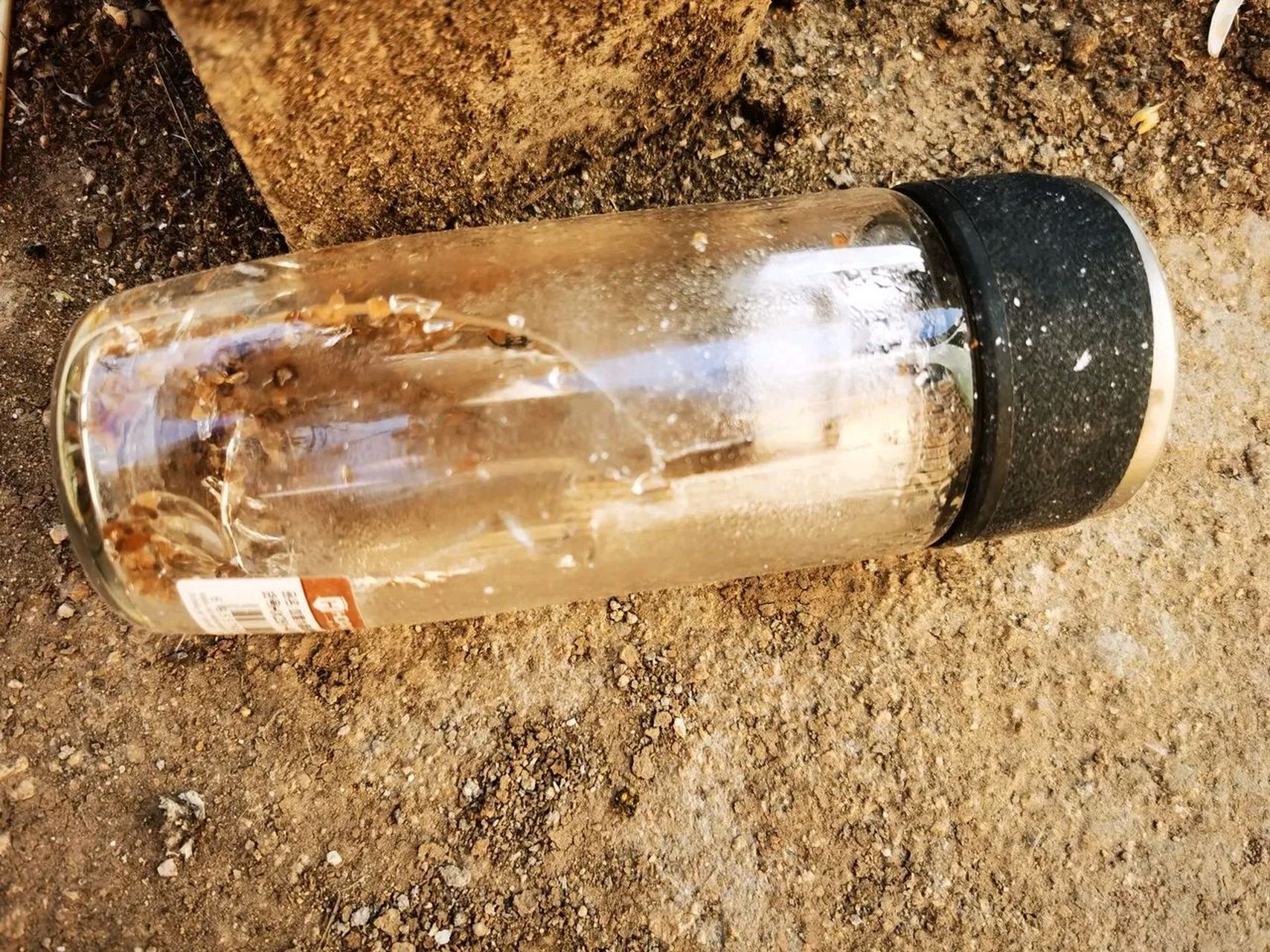 孩子他爸买了一个玻璃杯,不便宜,大概40块钱.