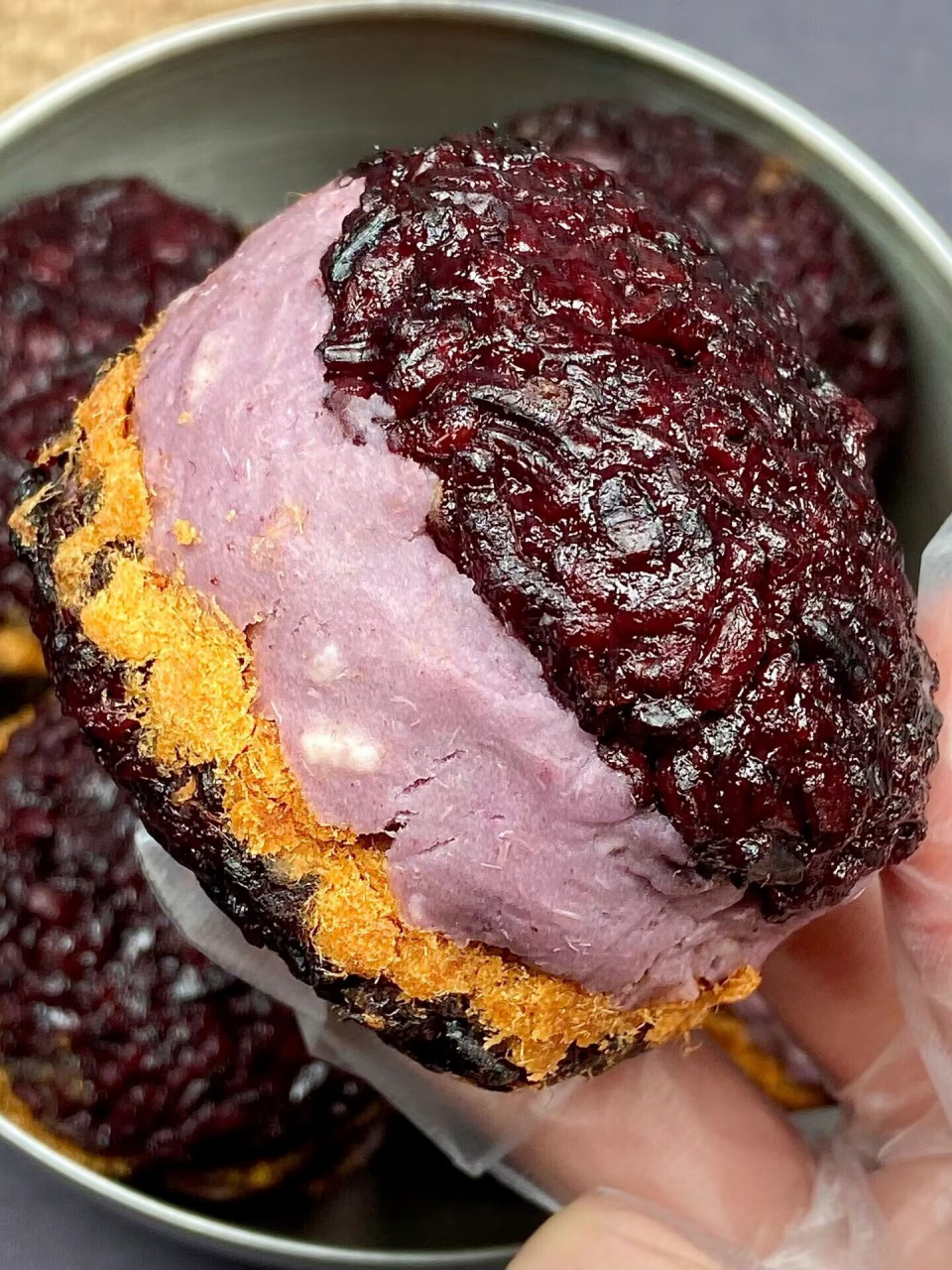 这个低卡血糯米芋泥奶砖我真的爱死!