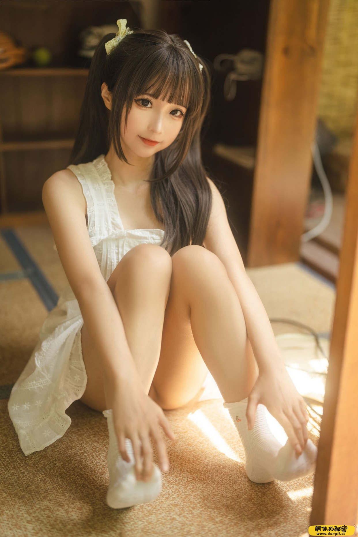 图片[2]-蠢沫沫-白吊带-福利虾虾