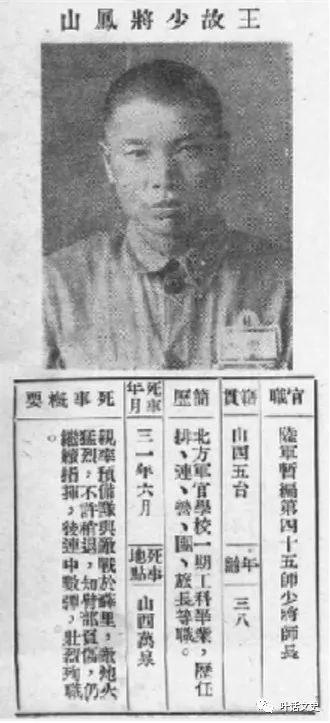 抗战英烈:"盘肠英雄"王凤山将军