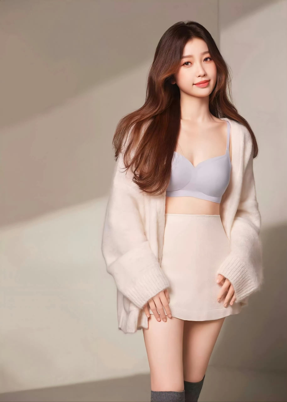 虞书欣内衣代言写真,纯欲风的小甜妹!