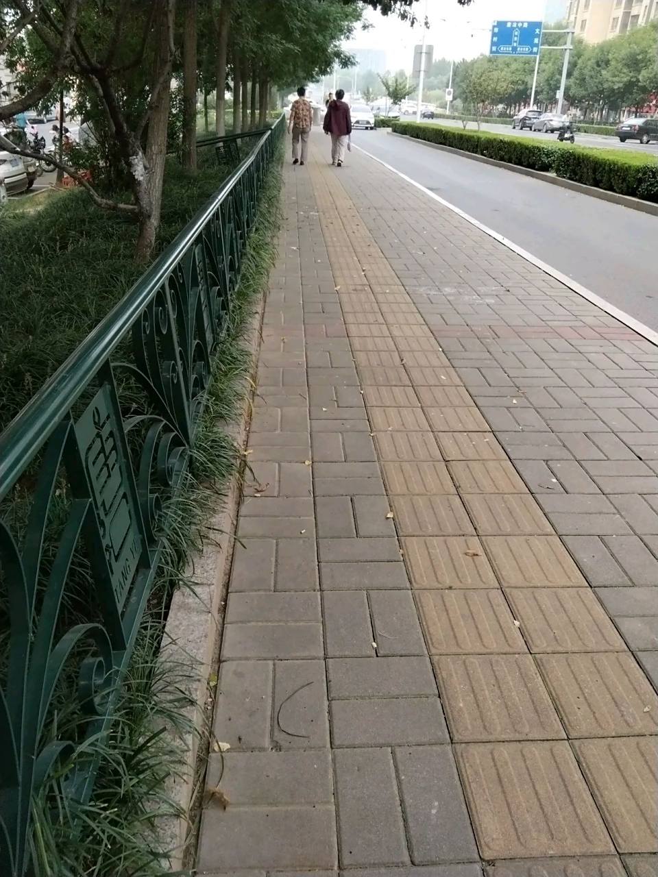 在路上散步,看到两个七十来岁的老太太在抹着眼泪在相互诉苦,看着两个