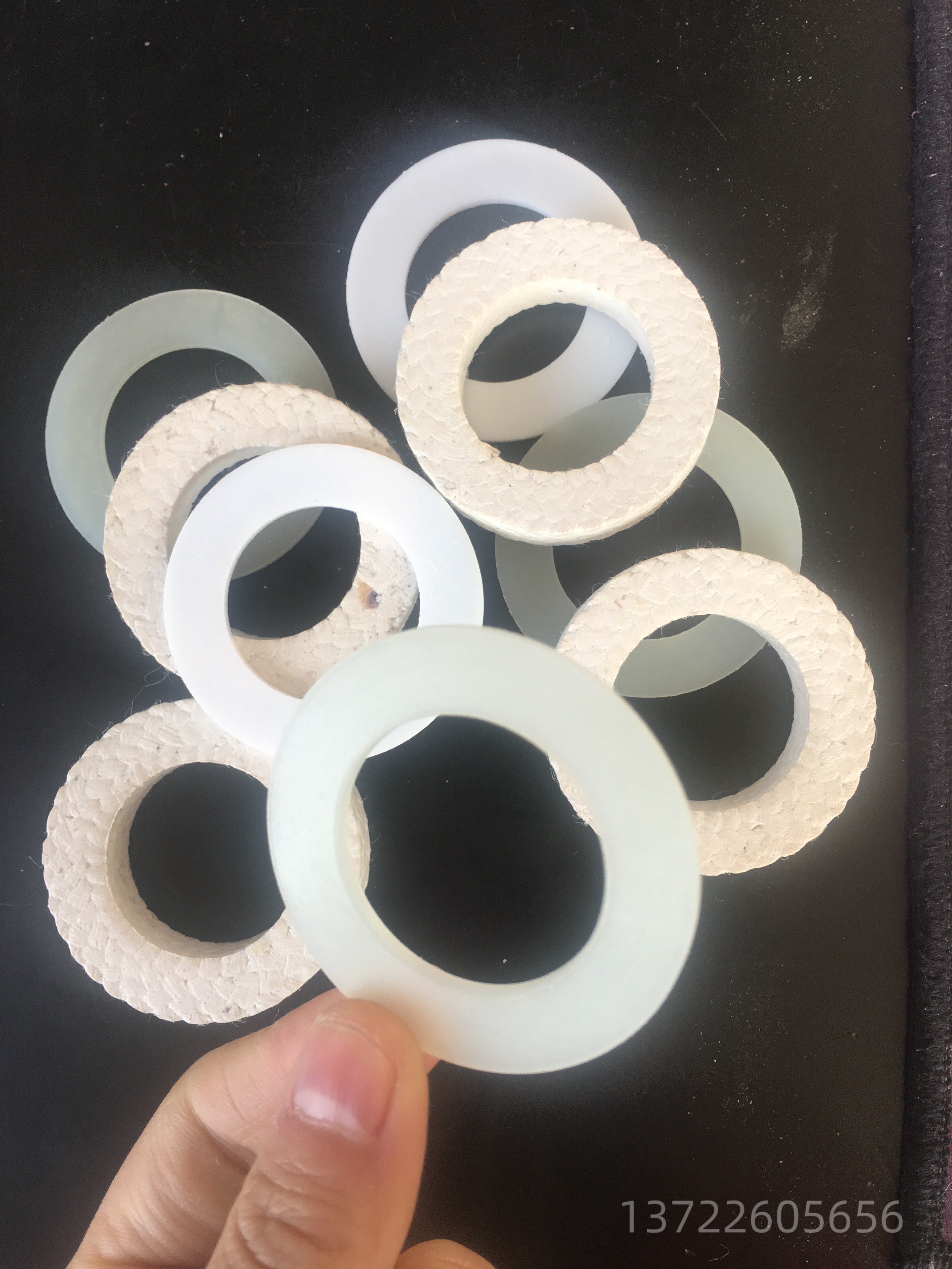 组合垫圈垫片密封圈高压油管组合密封垫圈四氟尼龙组合垫可定制