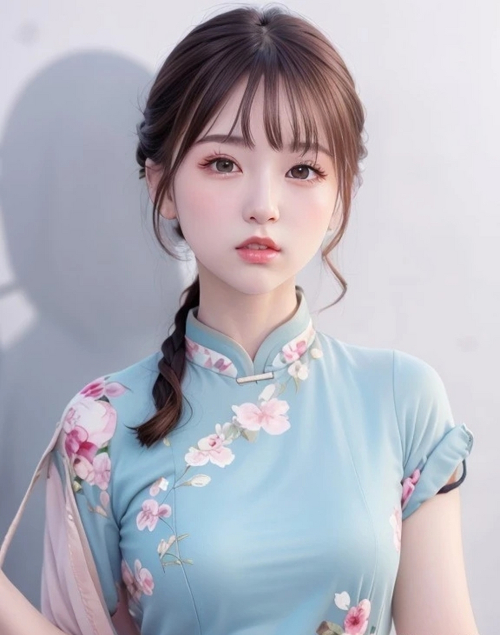 ai少女|柳叶眉,杏核眼,樱桃小口1