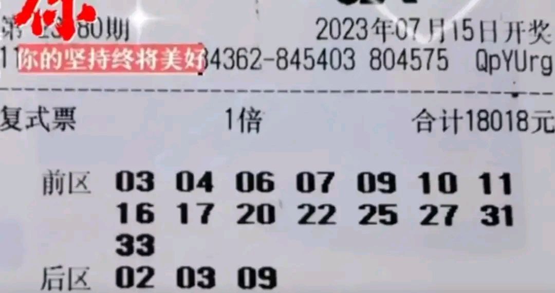 真诚赢家:拥抱人生的幸福密码,双色球第80期晒票