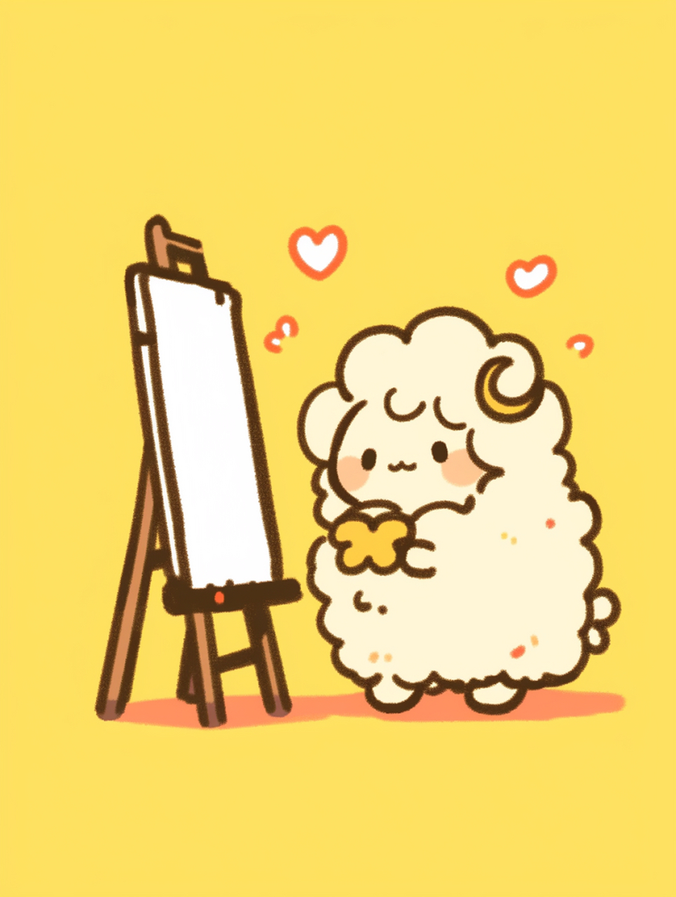 ai插画|涂鸦十二生肖之羊咩咩