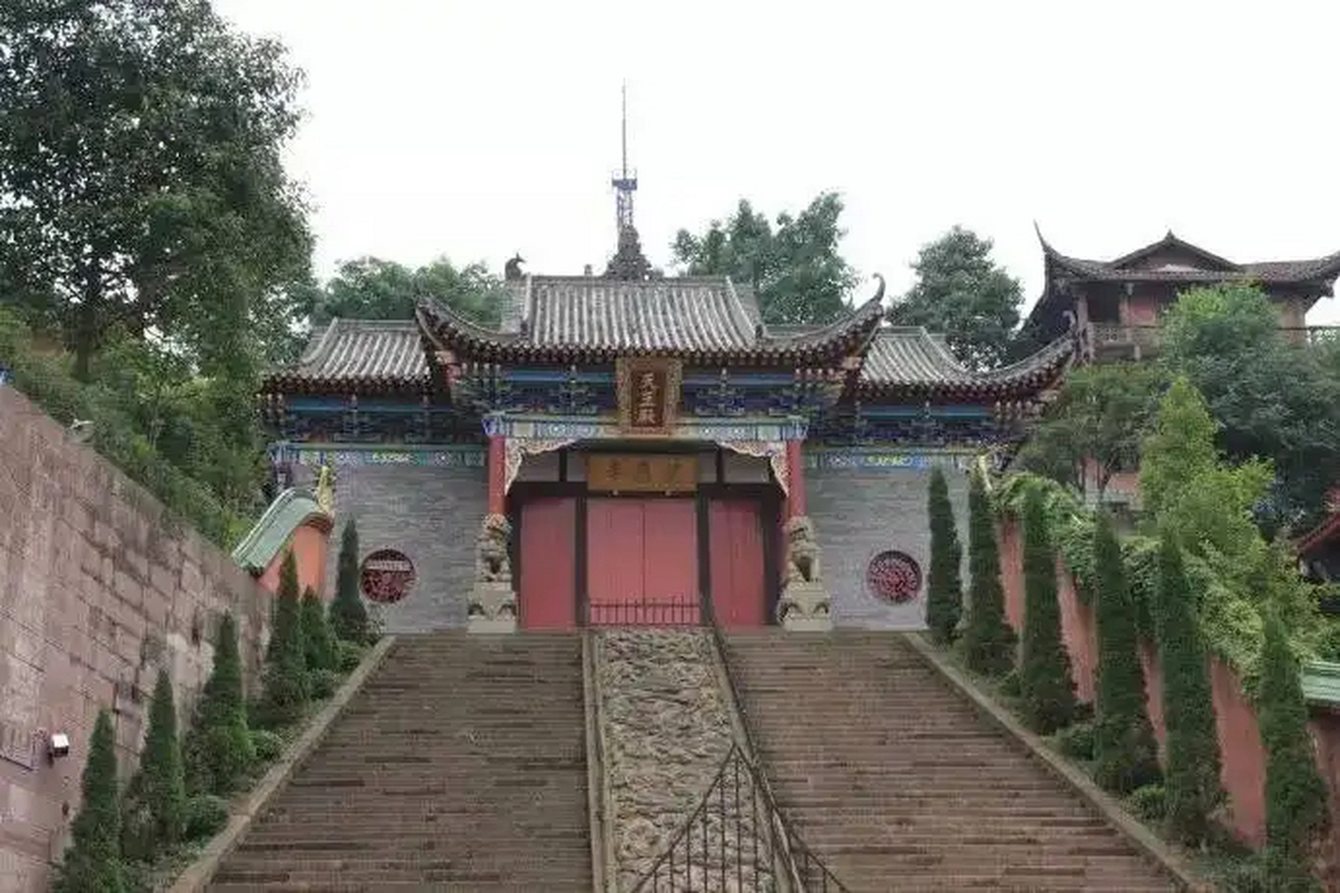 游帅乡乐至看诗意田园# 乐至"慈恩寺"又名:水观音寺.