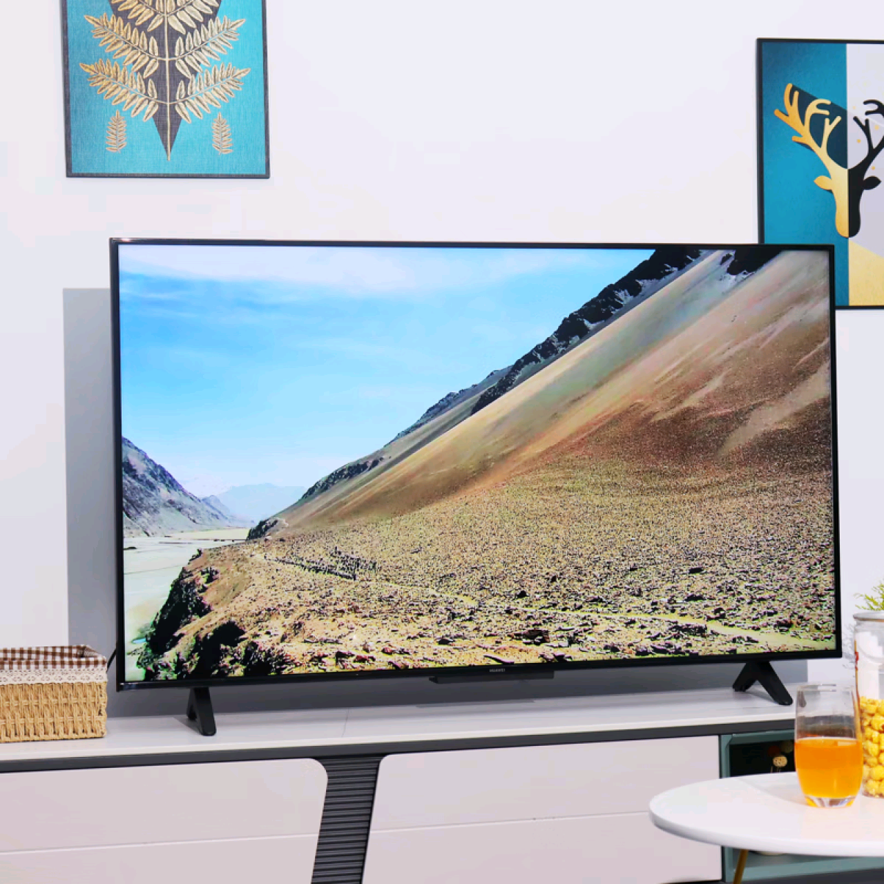 华为智慧屏se65评测:65英寸超薄全面屏,harmonyos智慧投屏