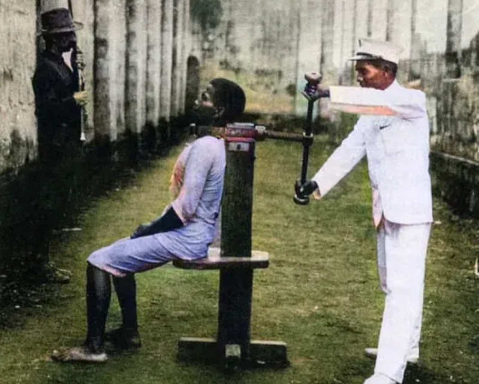 1970年,西班牙,男子即将被处以绞刑.