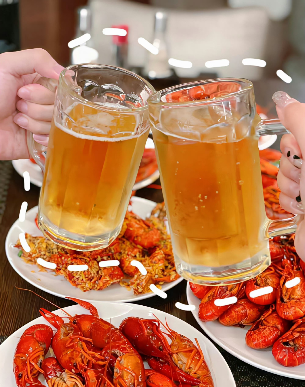 小龙虾配啤酒,不是很贵,但是对胃!02干杯 67