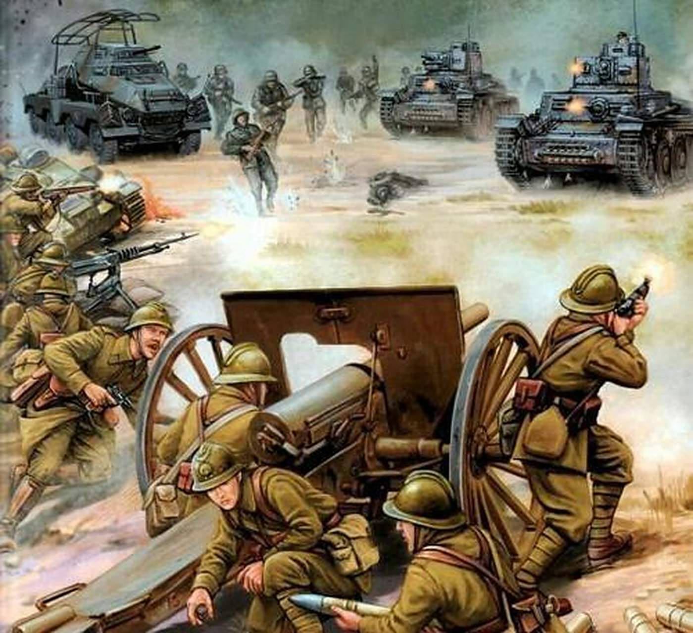 因为波兰总参谋部早在数月前就得知德国将伺机入侵波兰