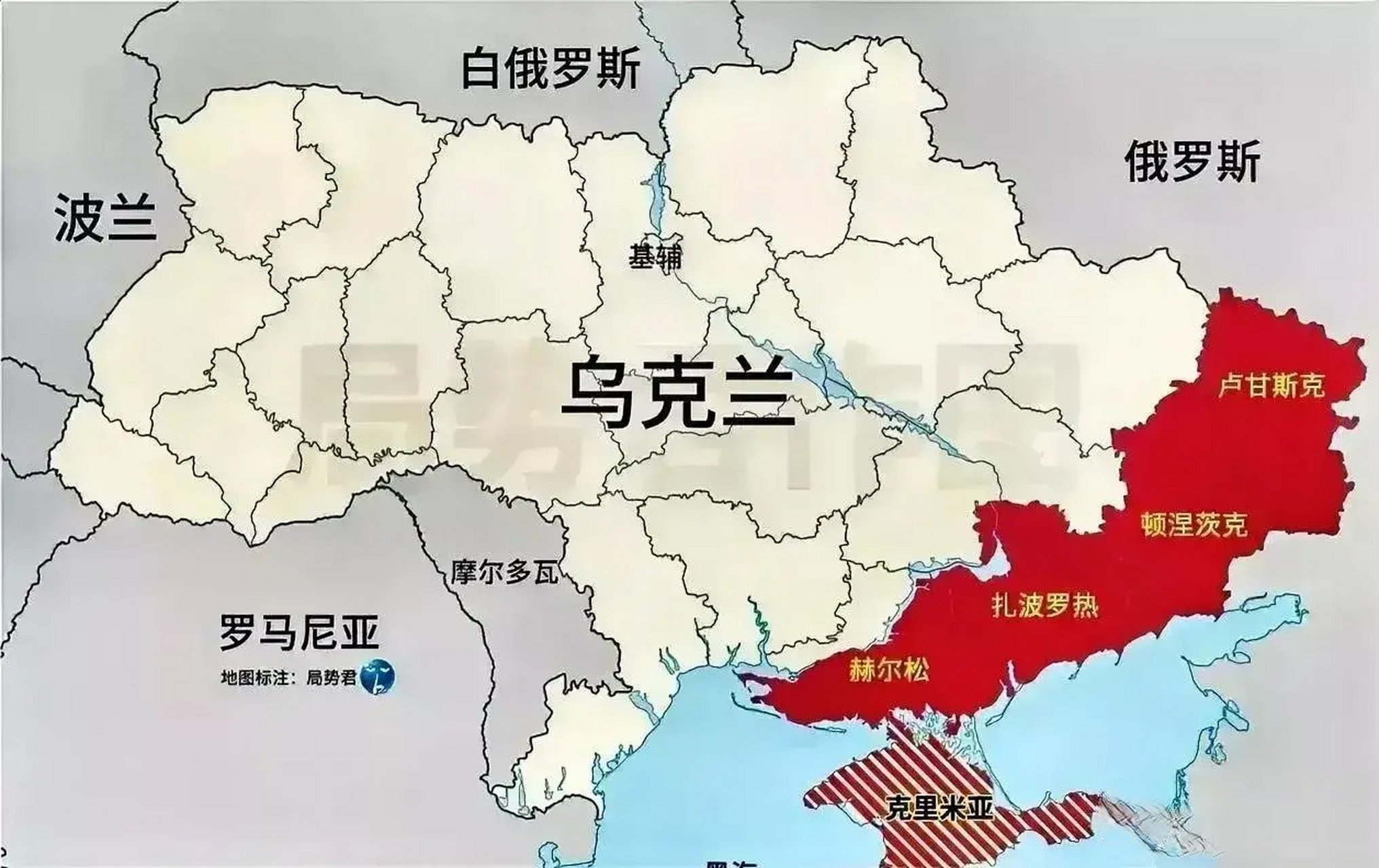 乌东武装控制区地图图片