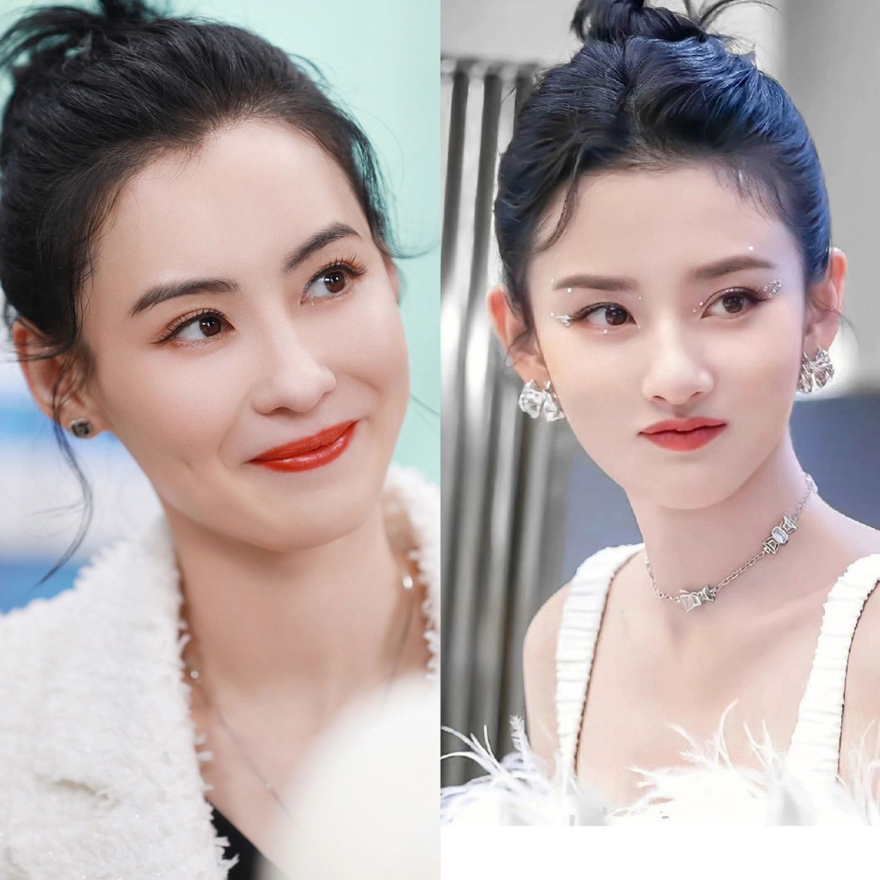 赵丽颖 张娜拉 2.张婧仪 周也 3.蒋依依 祝绪丹 4.金智秀 汤唯 5.