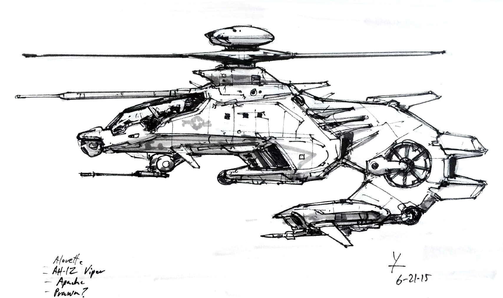 设计师donald yatomi 科幻机械作品欣赏