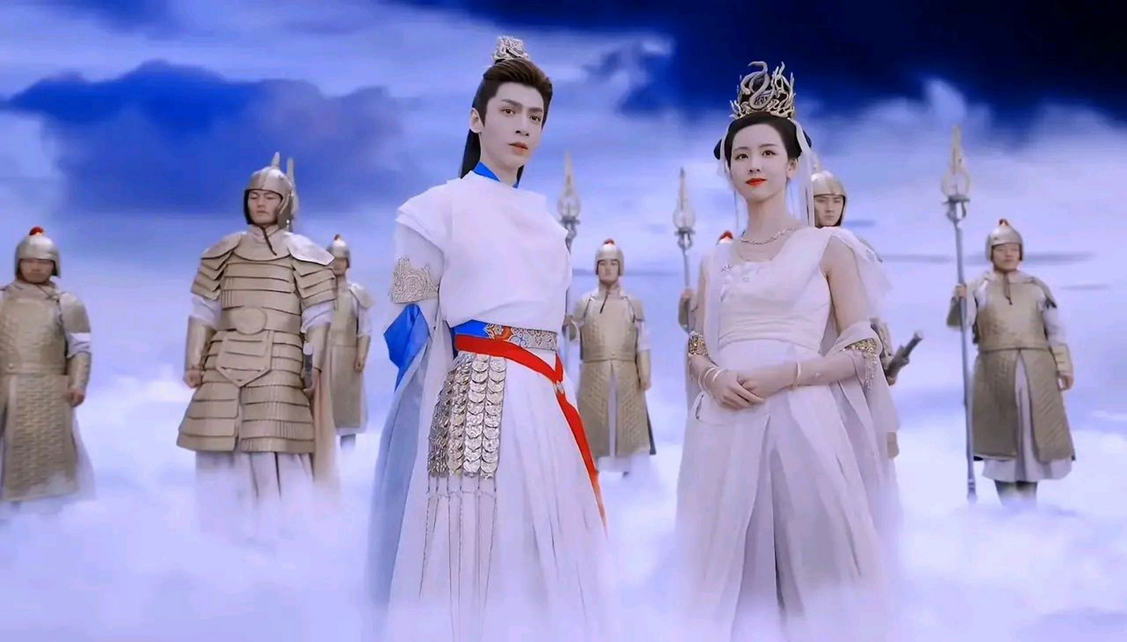 终于又看到这种仙气飘飘的天庭了,有点过去西游记中那种腾云驾雾的