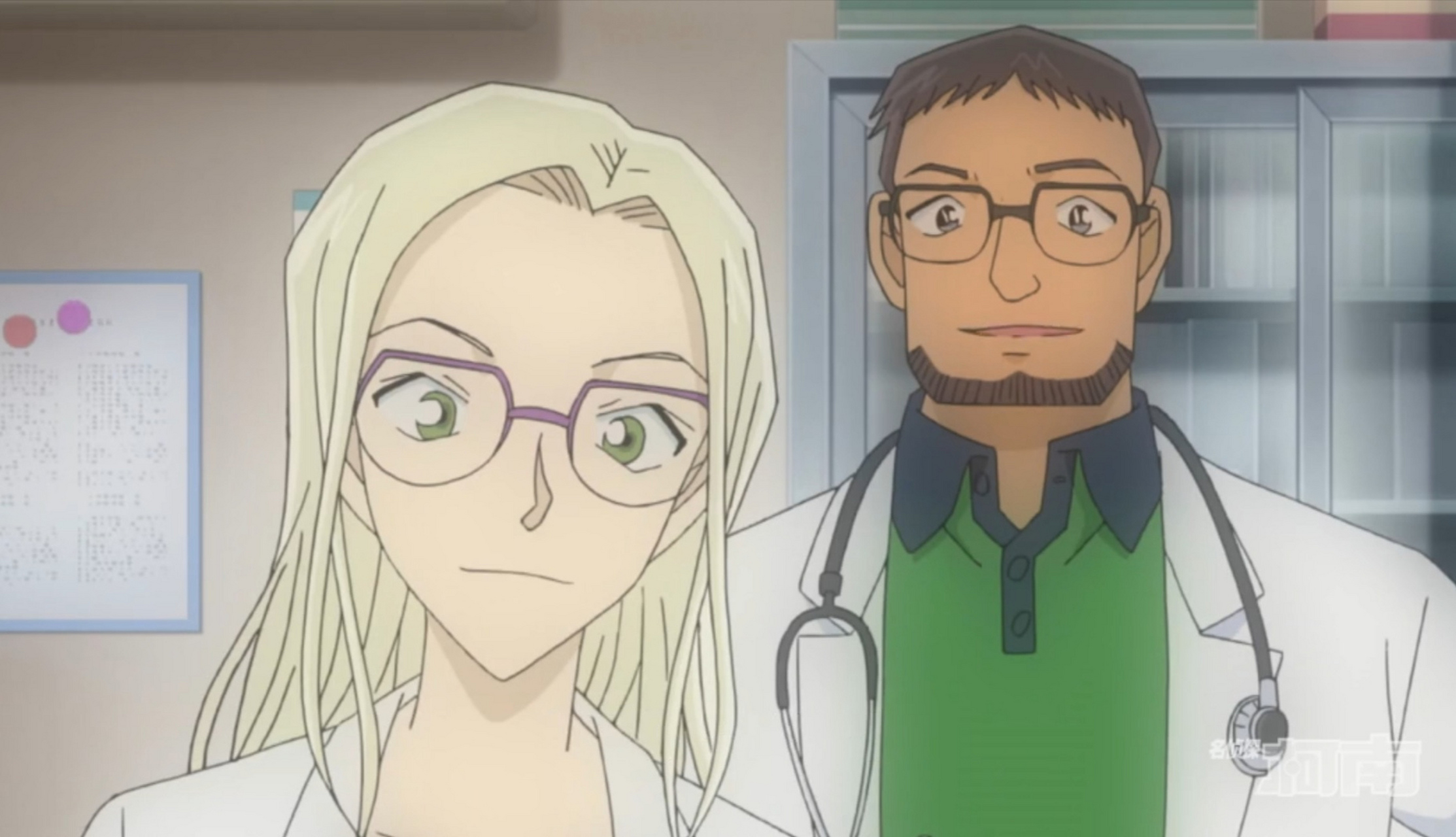 名侦探柯南# 这里的宫野艾莲娜对安室透真的很好很温柔呀.