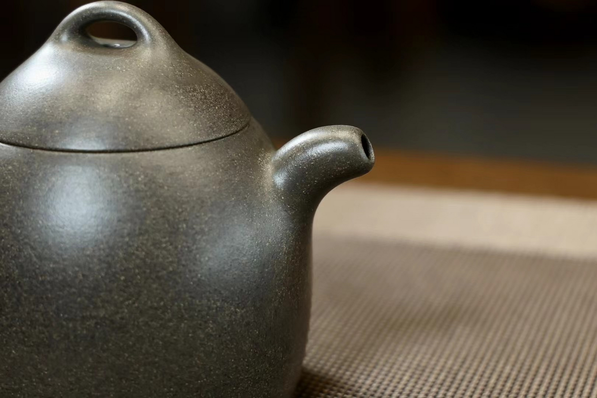 许伟军『秦权』 顶级蟹壳青泥料 280cc 全手工实用收藏精品#宜兴紫砂