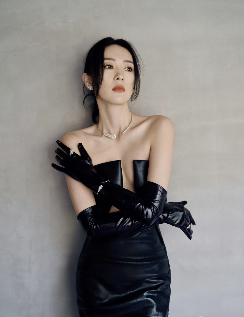 童瑶抹胸装 #童瑶