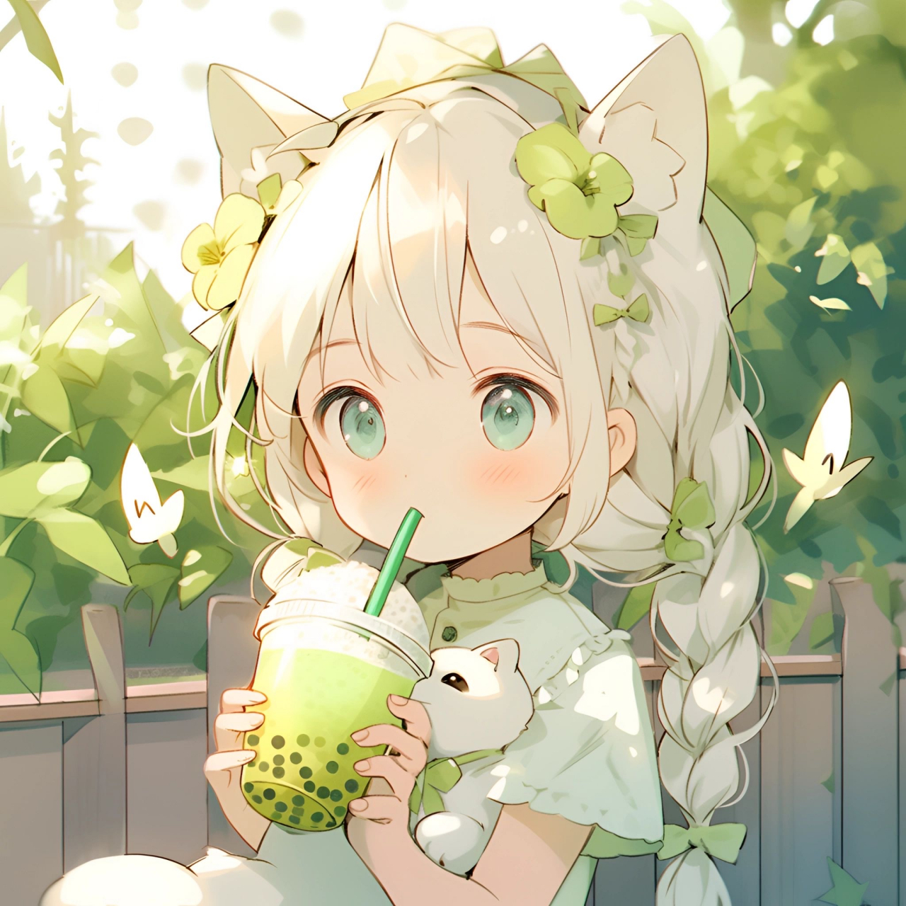 让我来做你的夏日头像吧……超级小清新,怎能不爱[吃鲸][吃鲸]#头像