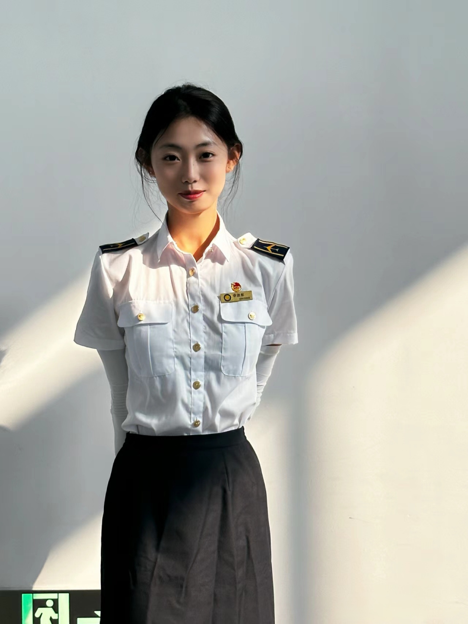 中国民航大学制服样式图片