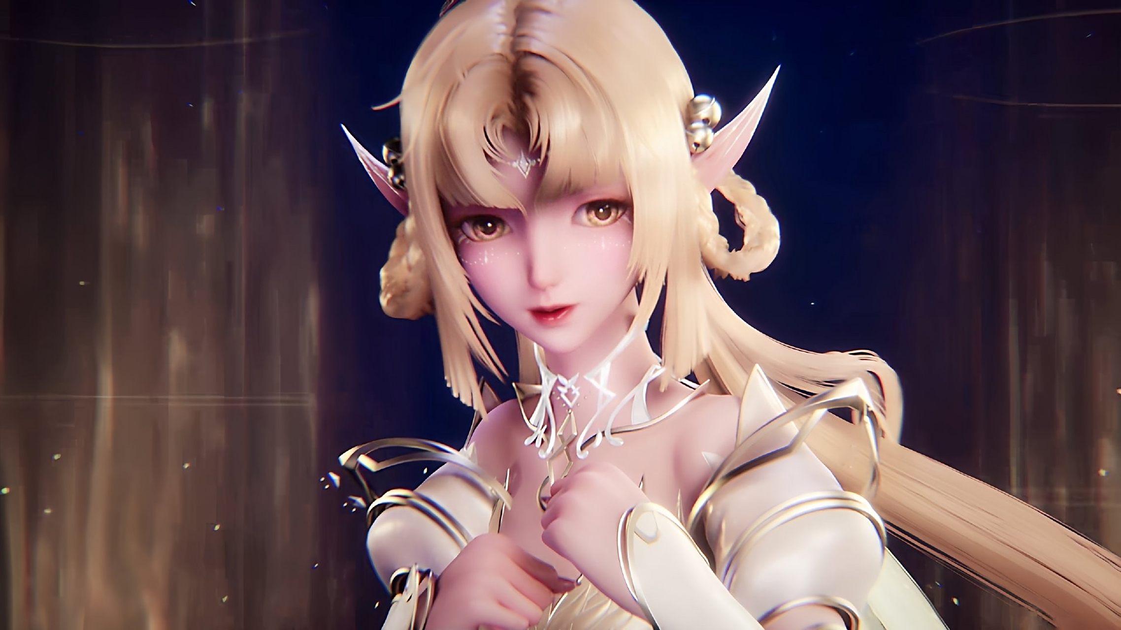 金发美妞,光元素精灵,龙皓宸的妹妹龙雅婷,谁看了不喜欢,真是太可爱了