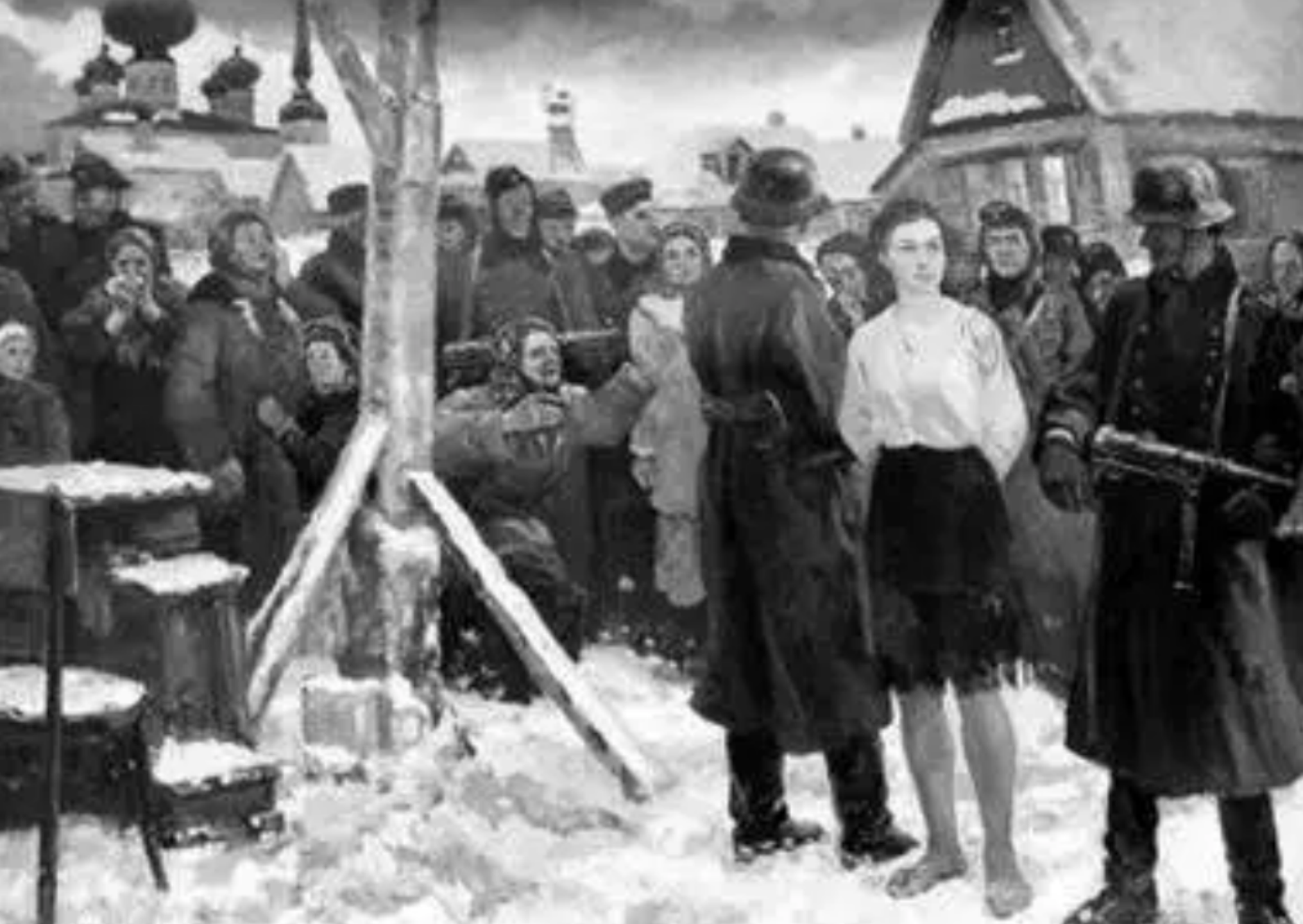 卓娅:苏联18岁女英雄,被德军虐待三天三夜致死,没有屈服