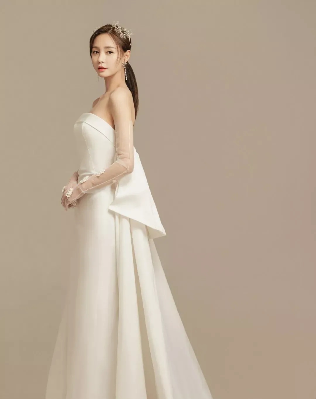 沈梦辰婚纱礼服造型