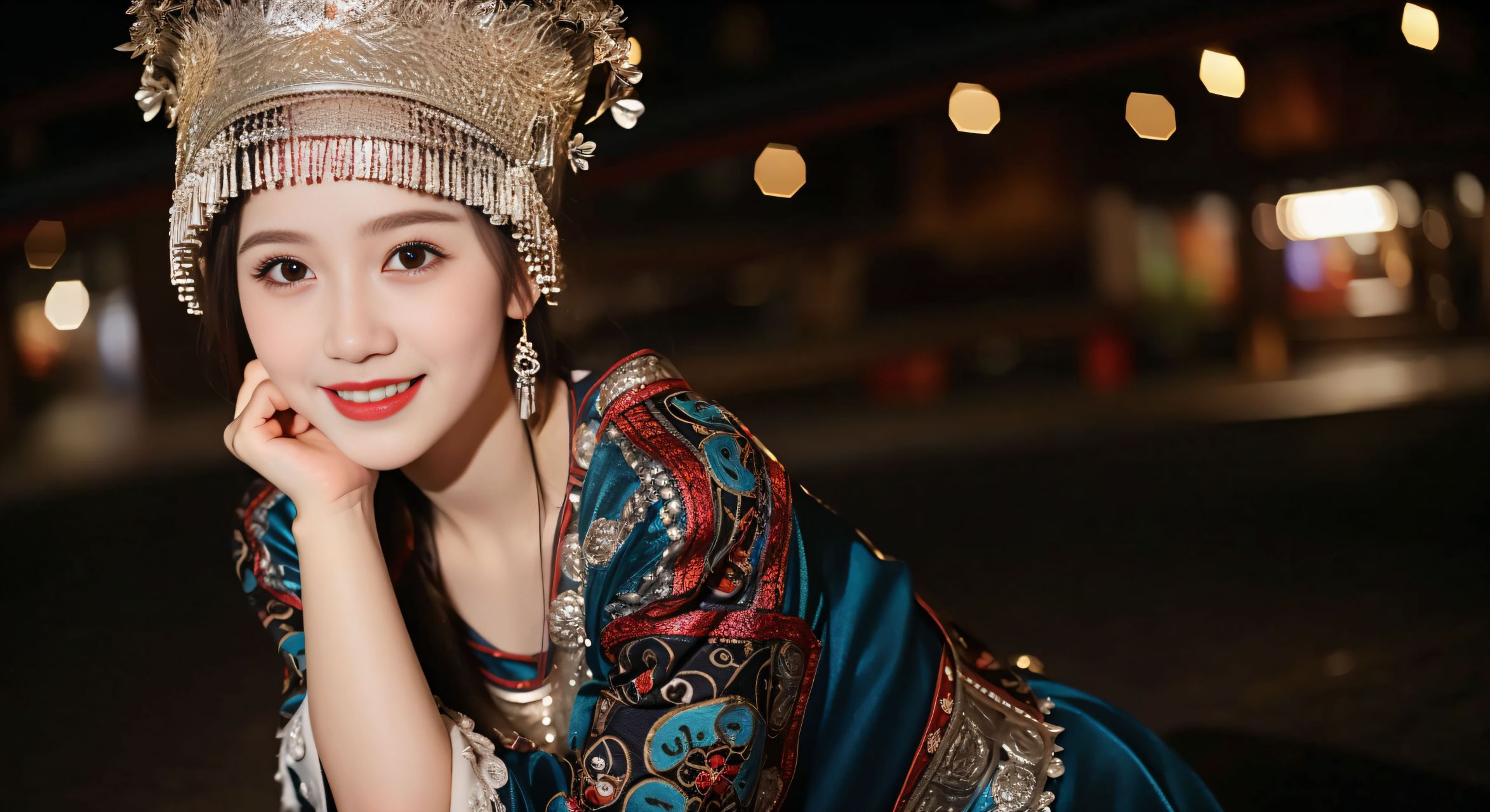 ai绘画 苗族少女《四》