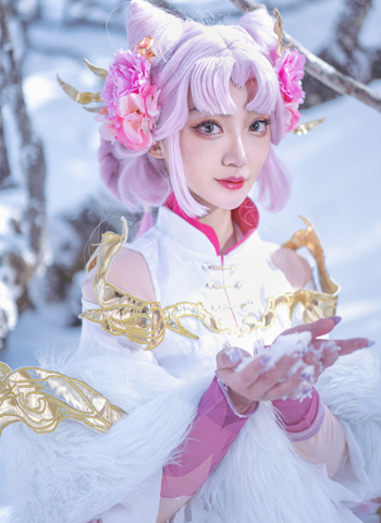 人中聋疯许陌蓁Cosplay嫦娥拒霜思