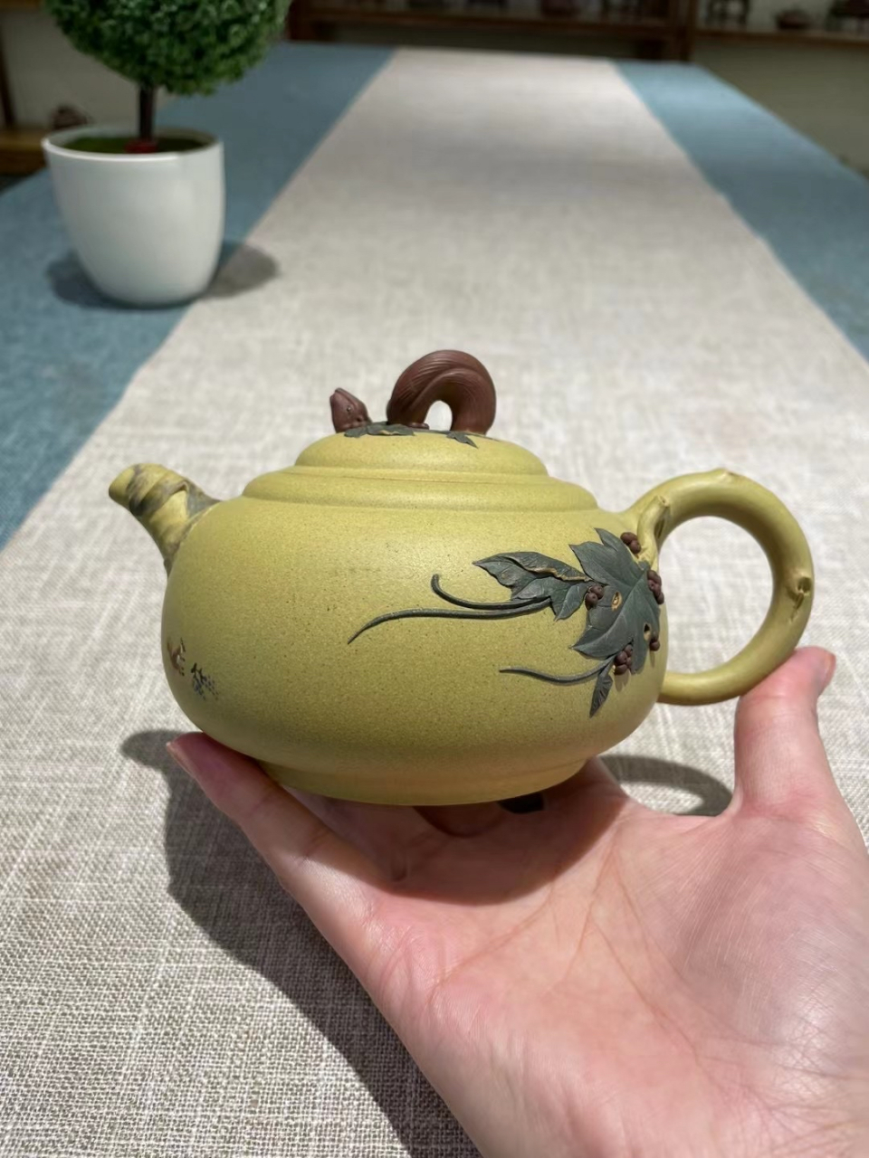 江苏省工艺美术大师 桑黎兵老师作品#宜兴紫砂壶# #全手工