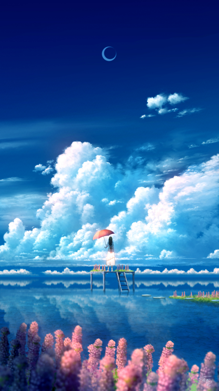 乌尤尼盐沼#二次元#  画师:周憂