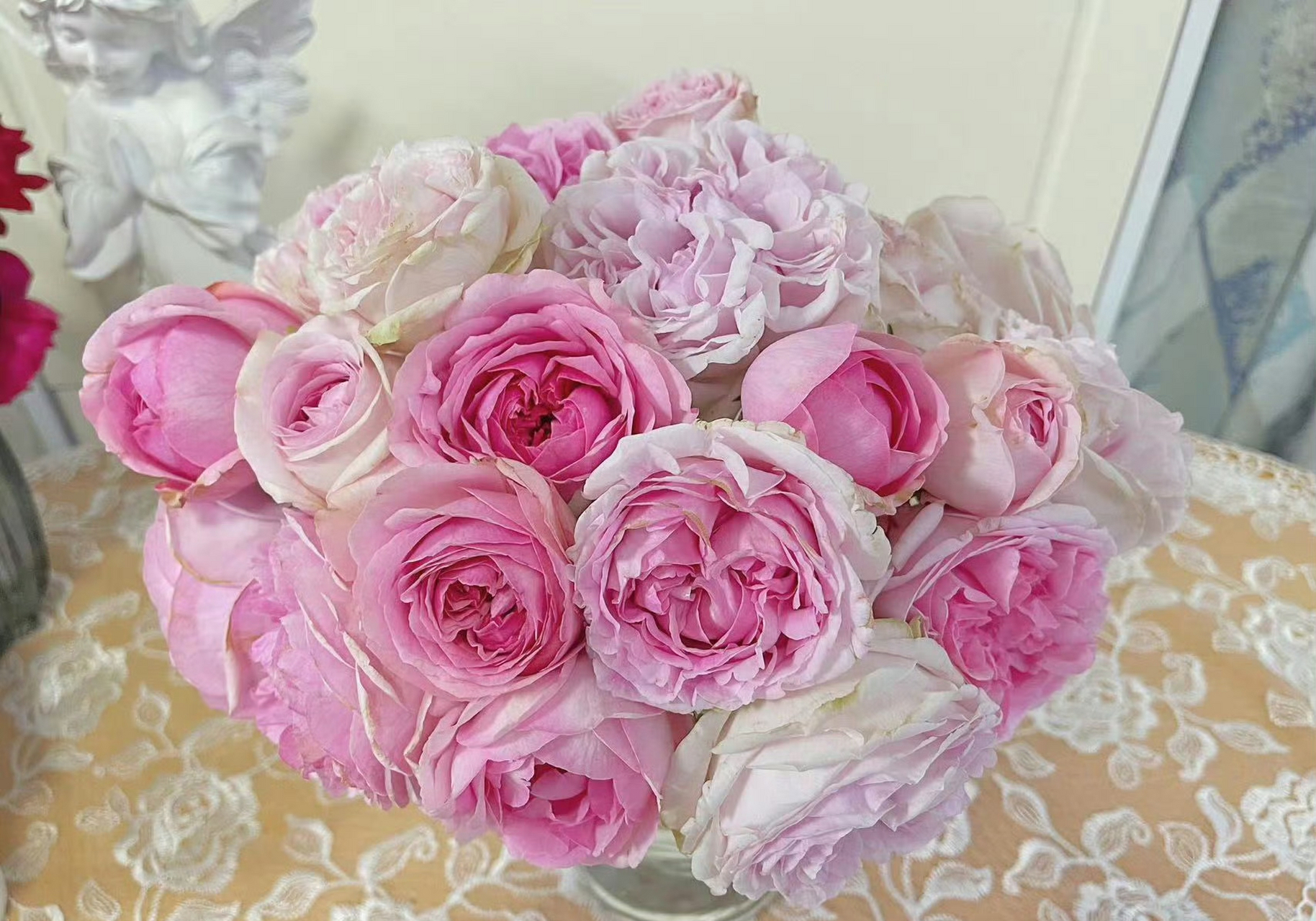 假期vlog大赏# 做一名园丁,捧一束鲜花,许一世浪漫~园艺花束月季植物