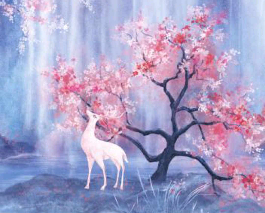 摇铃唤白鹿,白鹿闻铃归