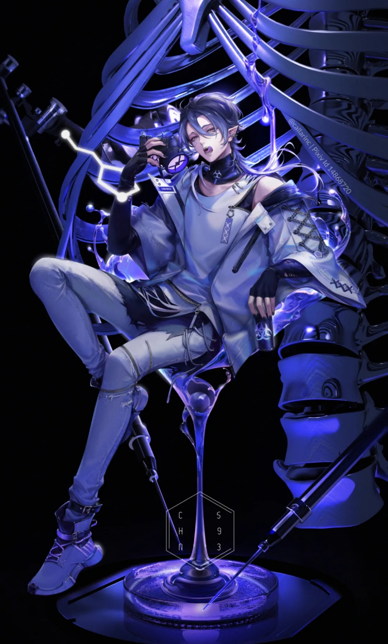 今日画师-callarin #插画# #壁纸