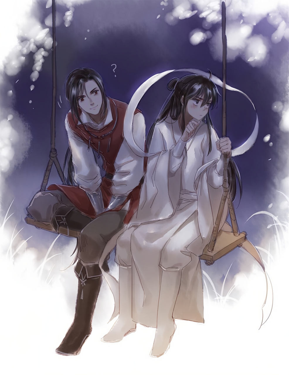 你俩小子别告诉我有"一腿"吧#厄命若邪#  #天官赐福