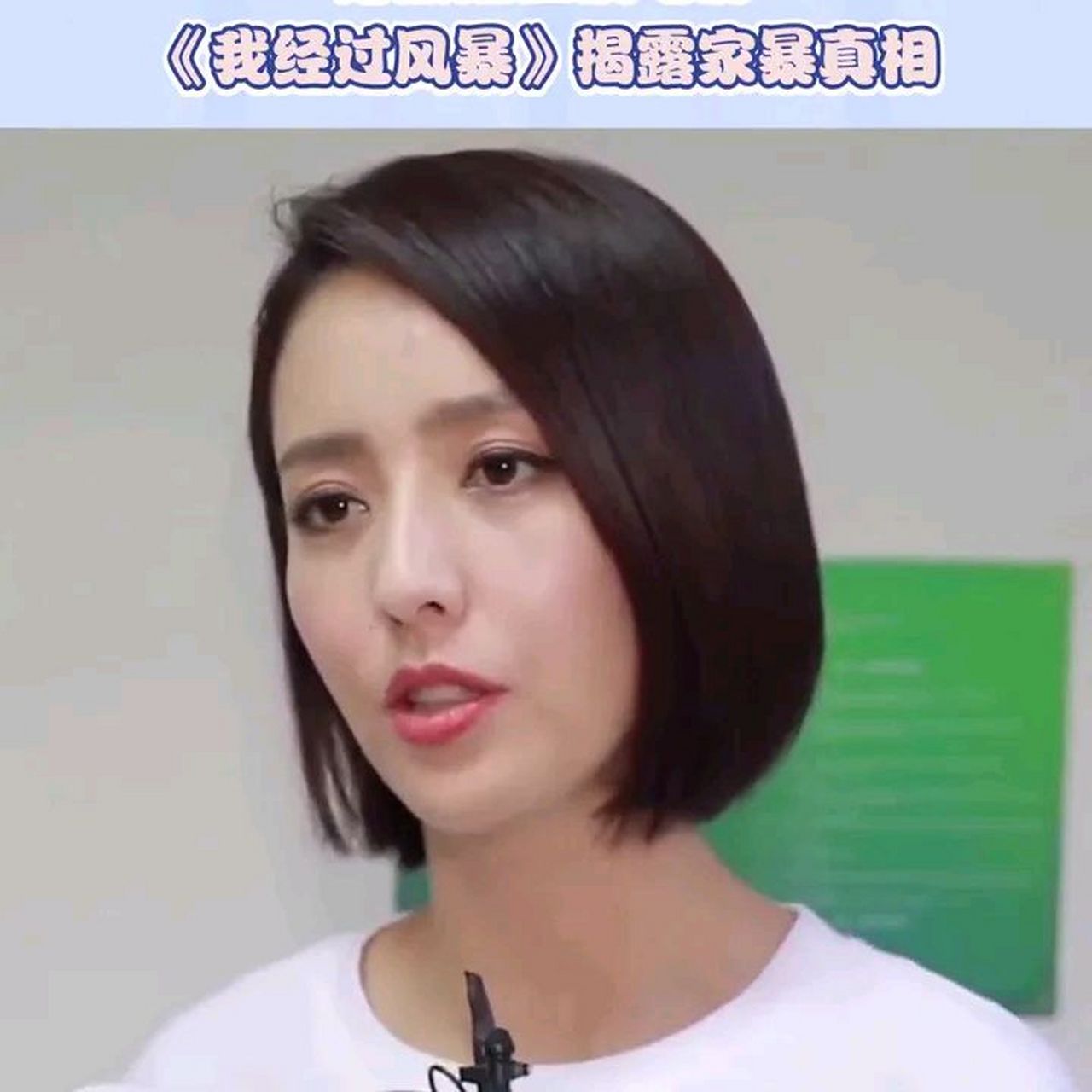 佟丽娅主演的电影《我经过风暴》揭示了家暴的真相.