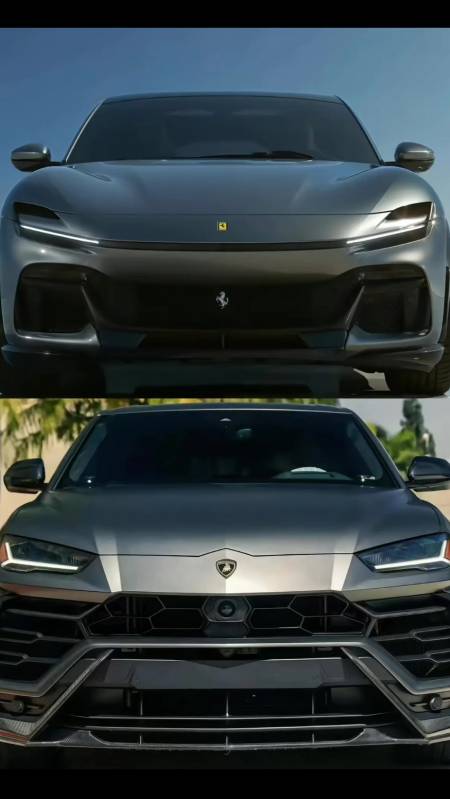 全新法拉利fuv vs 兰博基尼urus-度小视