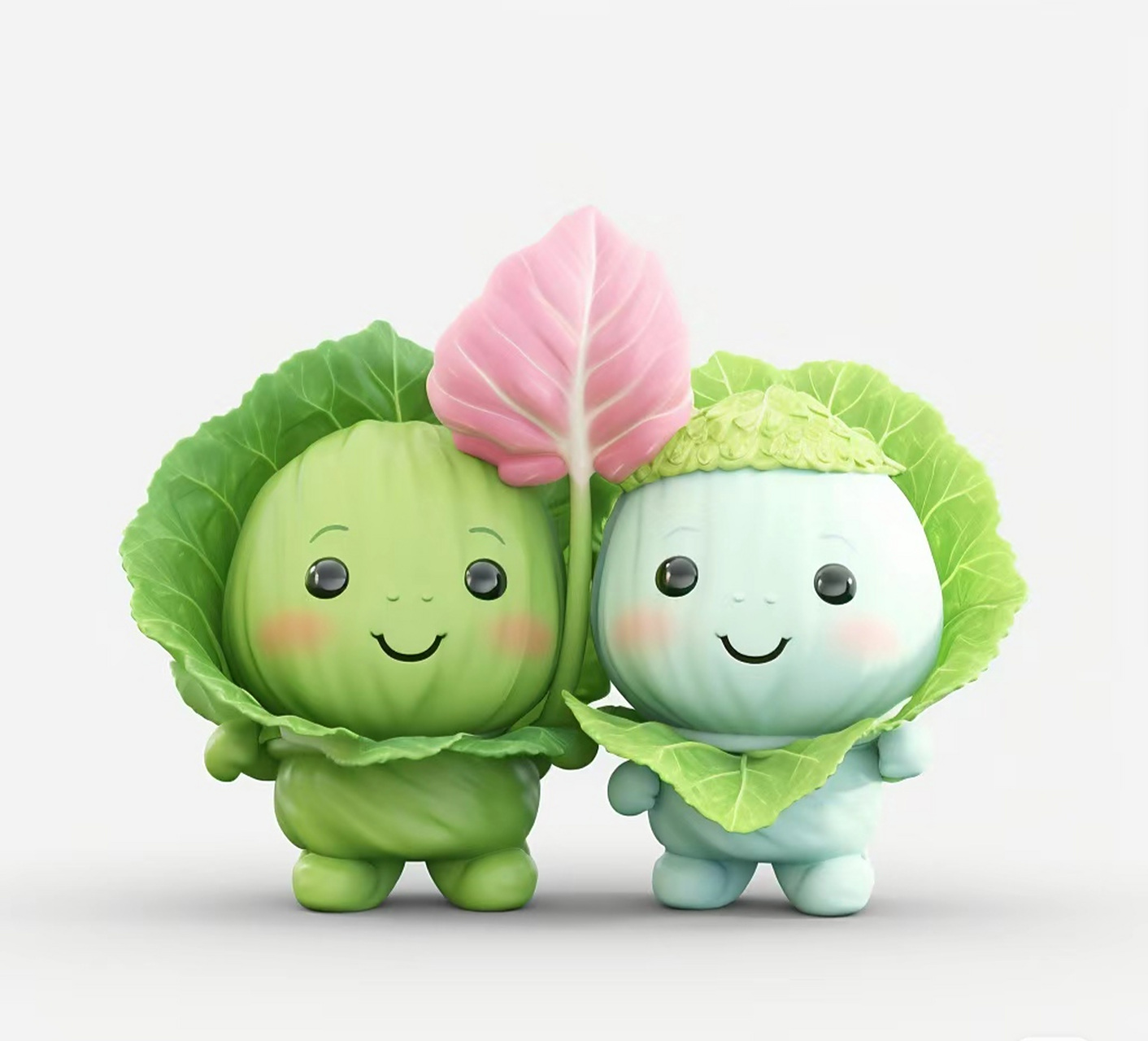 超级可爱的卷心菜家族