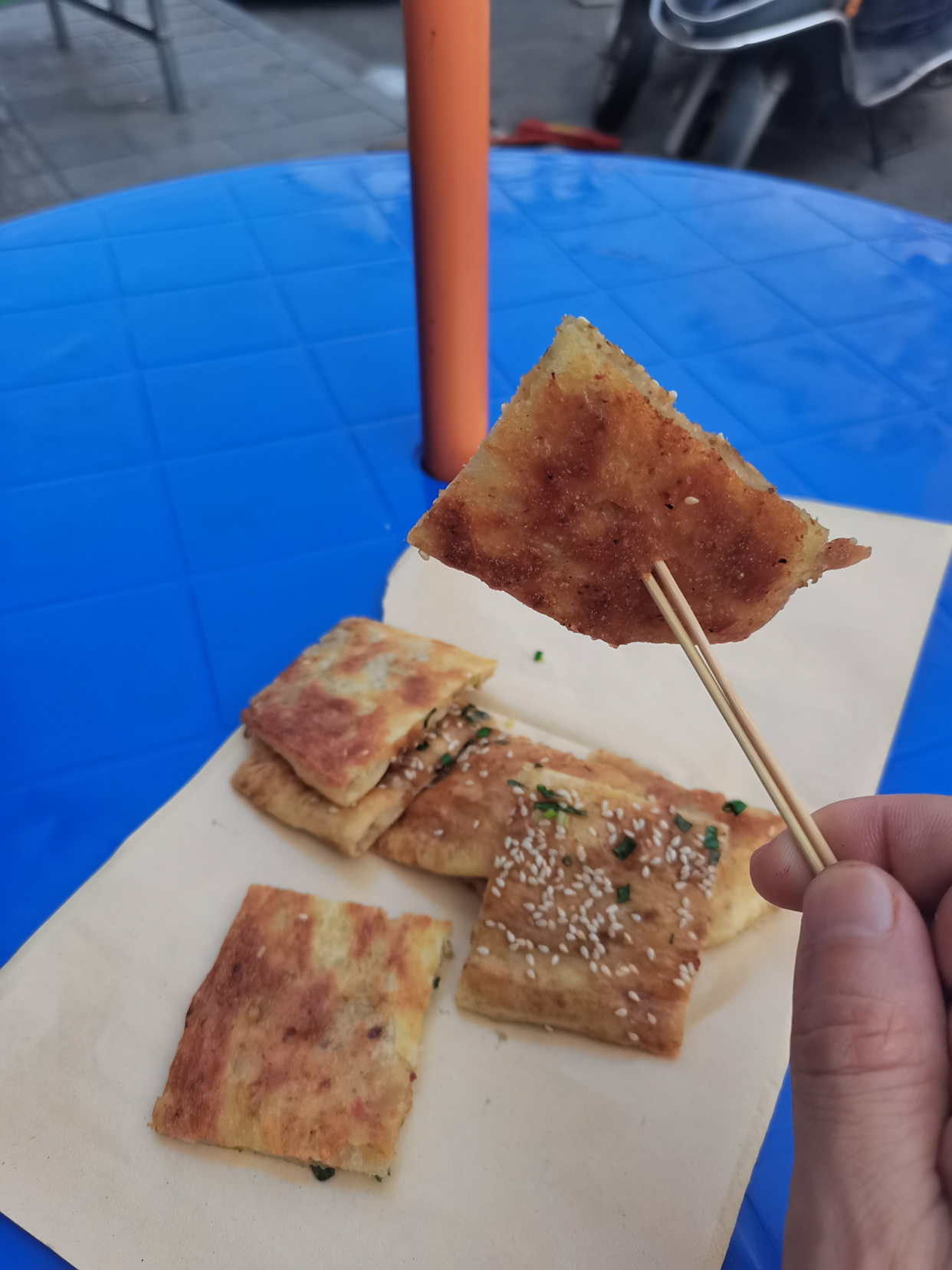 舌尖上的恩施烧饼!名小吃!