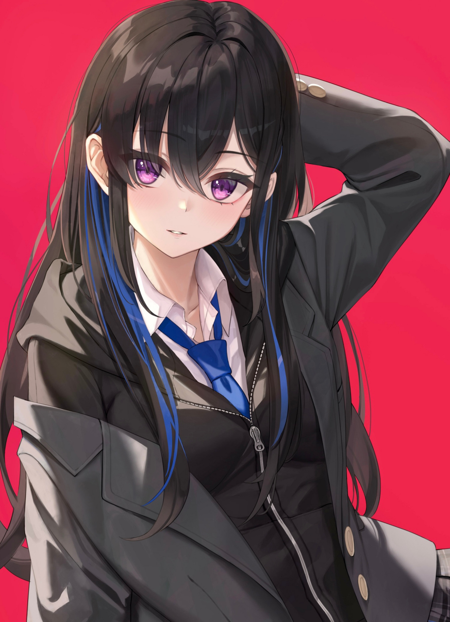 jk黑长直美少女#二次元# #二次元美图# #我爱二次元