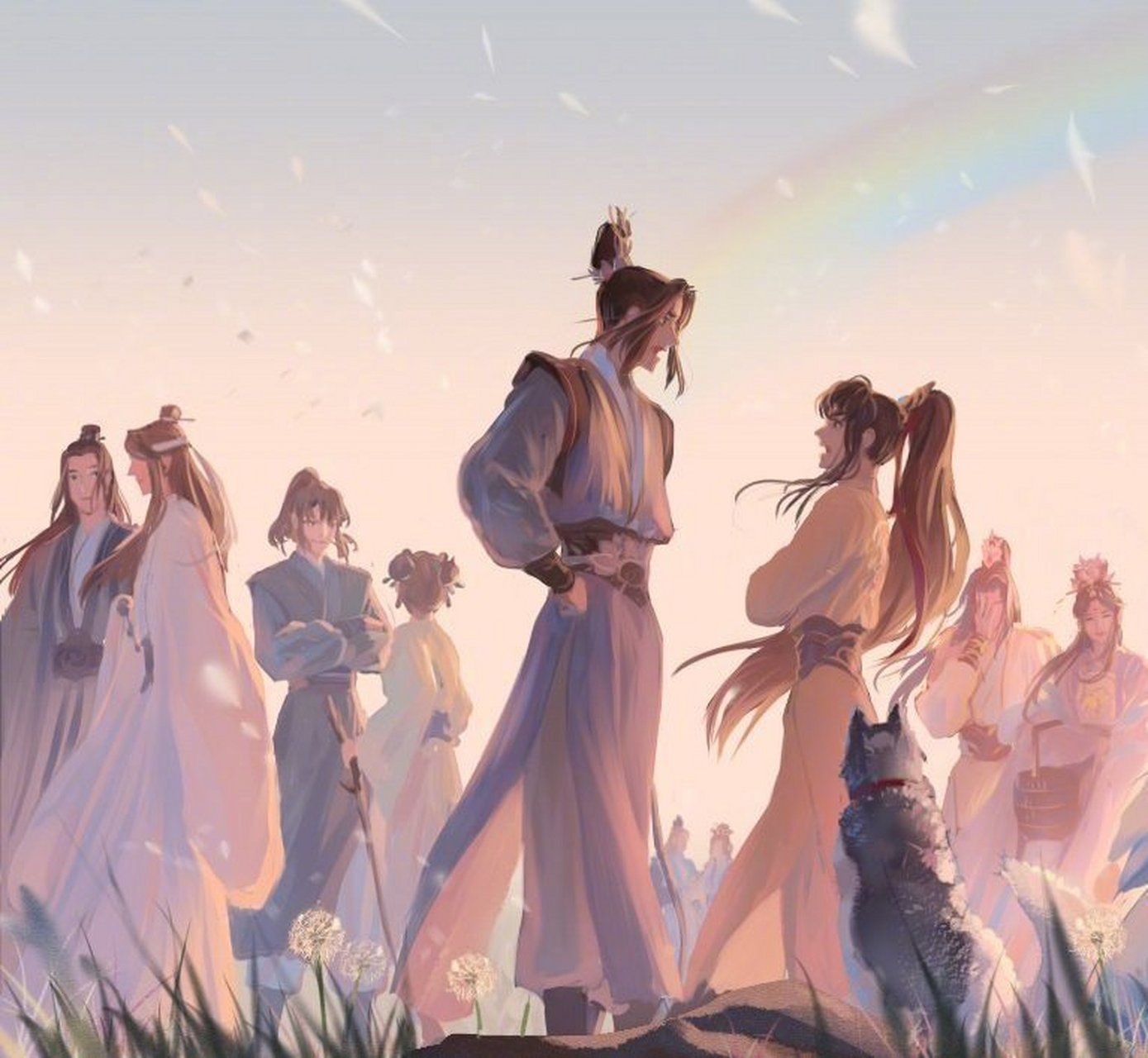 仙都怪谈太太笔下的《魔道祖师》全员插图!