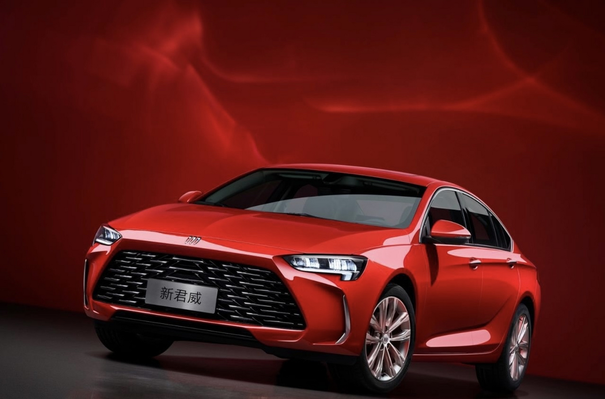 98万元起,复制版君越 新款别克君威来了,采用"大哥"君越同款设计语言