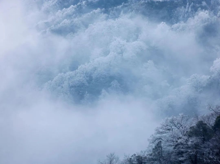 桂林下雪的美景图片图片